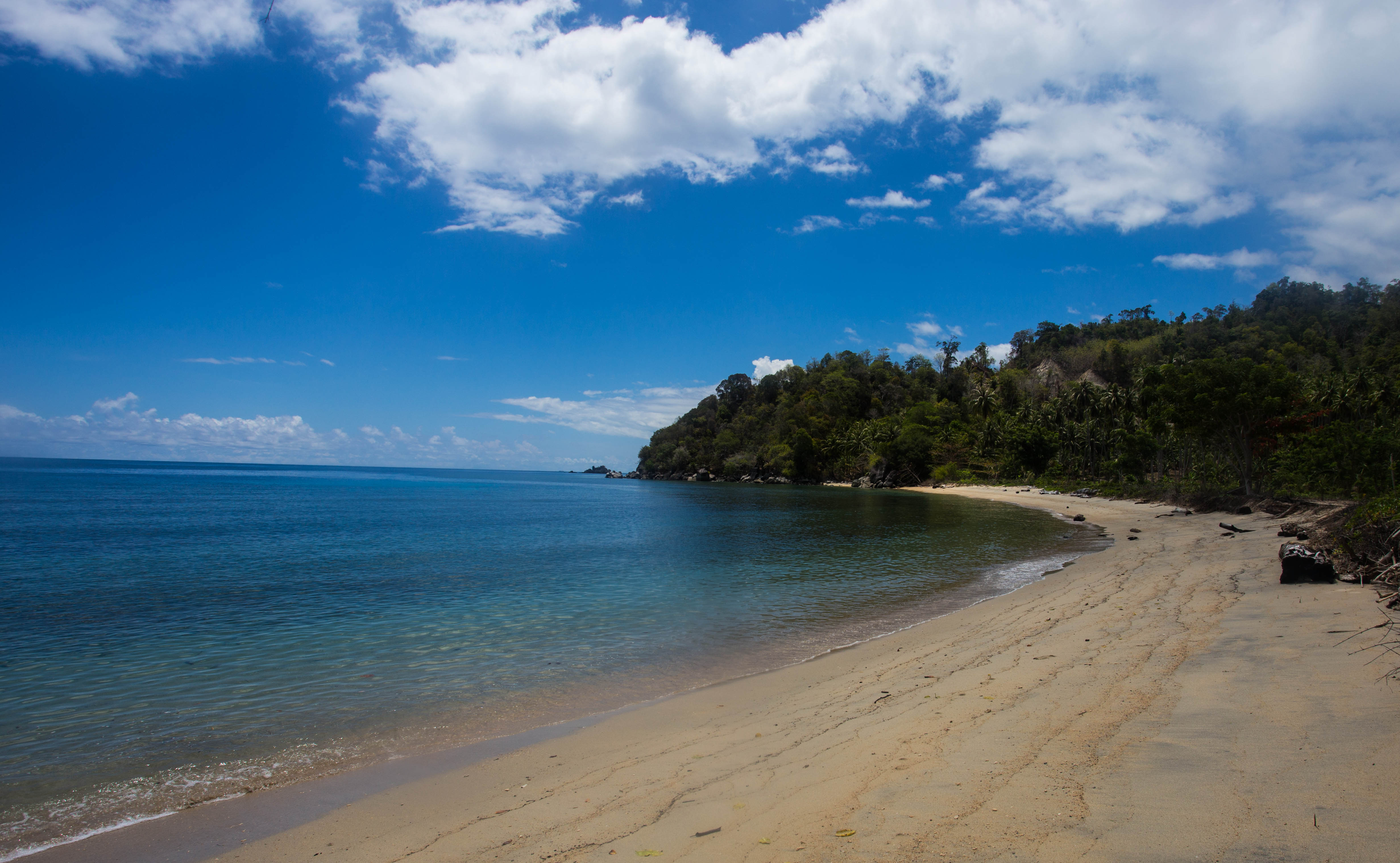There are only a handful of places in the world you could have a golden beach this perfect to yourself, but this was the case here