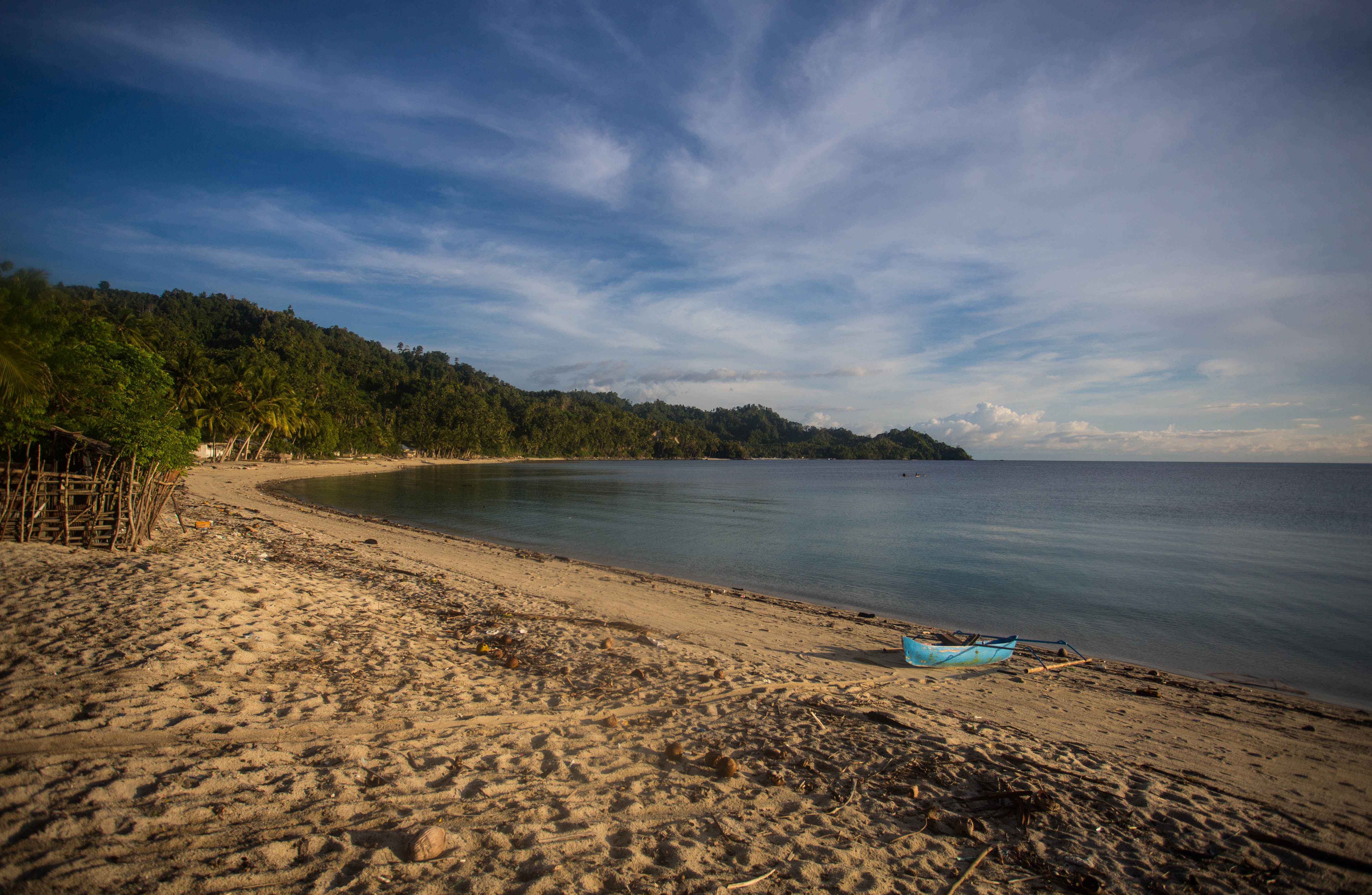 Arriving at the coast in the late evening in search of somewhere to sleep