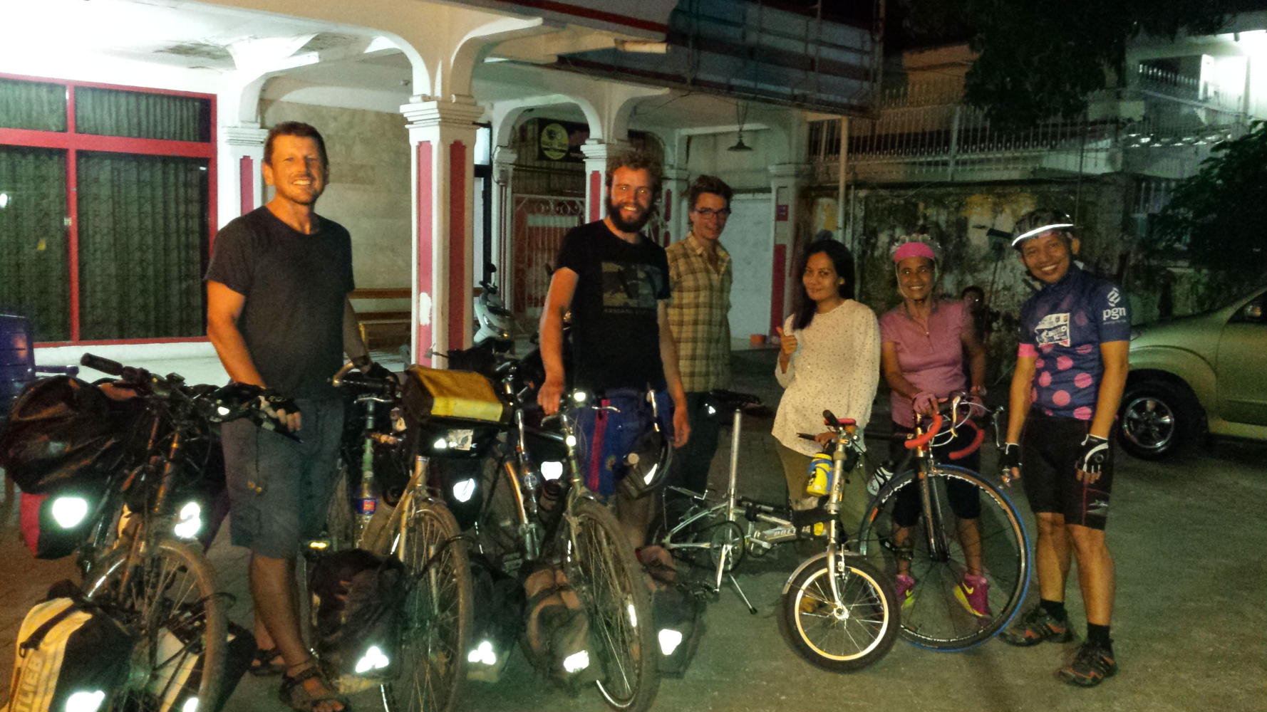 The last shot with Matthew and Clément before they departed on a late-night ferry to Java. We had shared an incredible six weeks together and I would miss their company as I continued alone towards Australia.