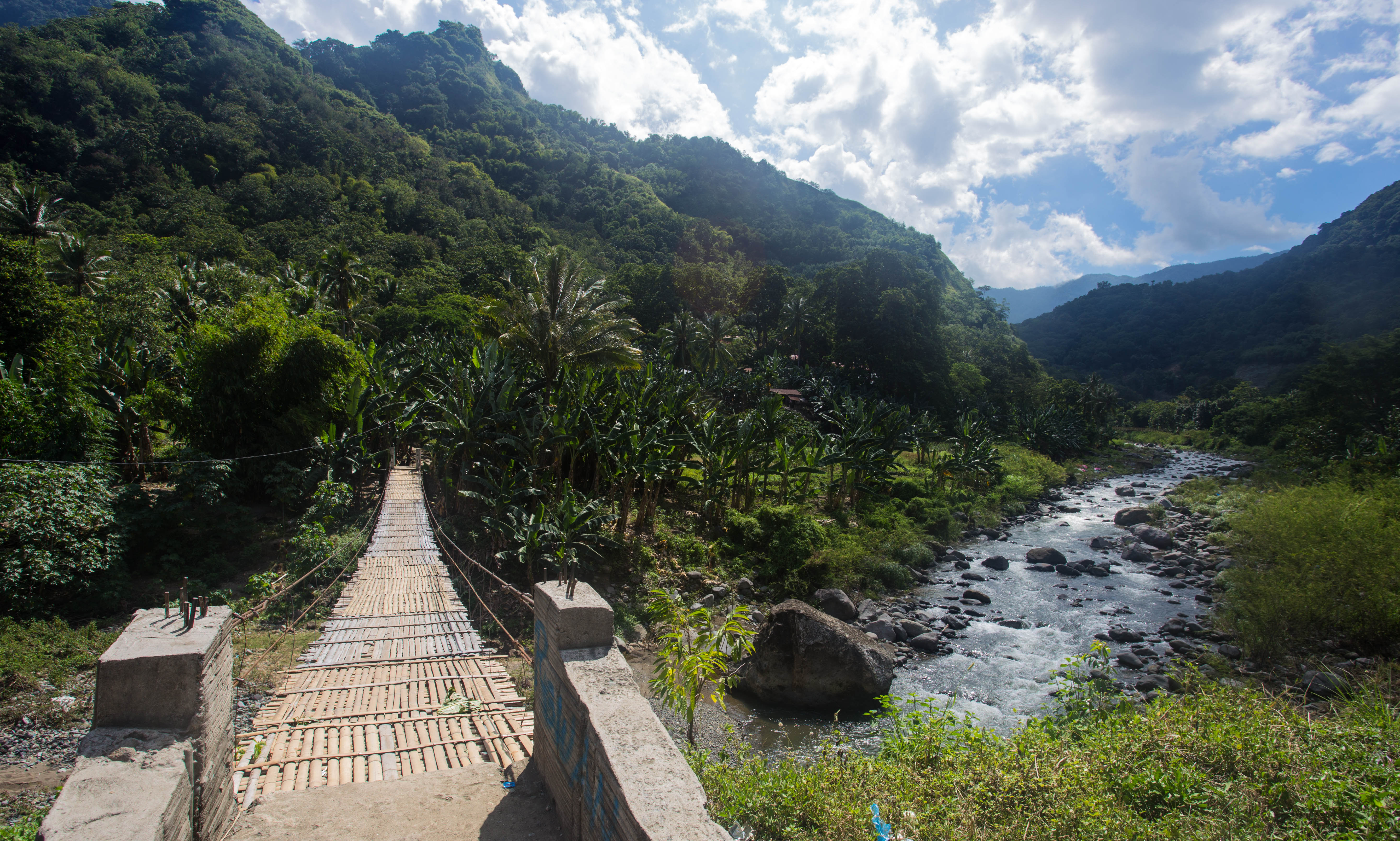 Enjoying some more mountainous scenery on Flores during the long climb to the village of Moni
