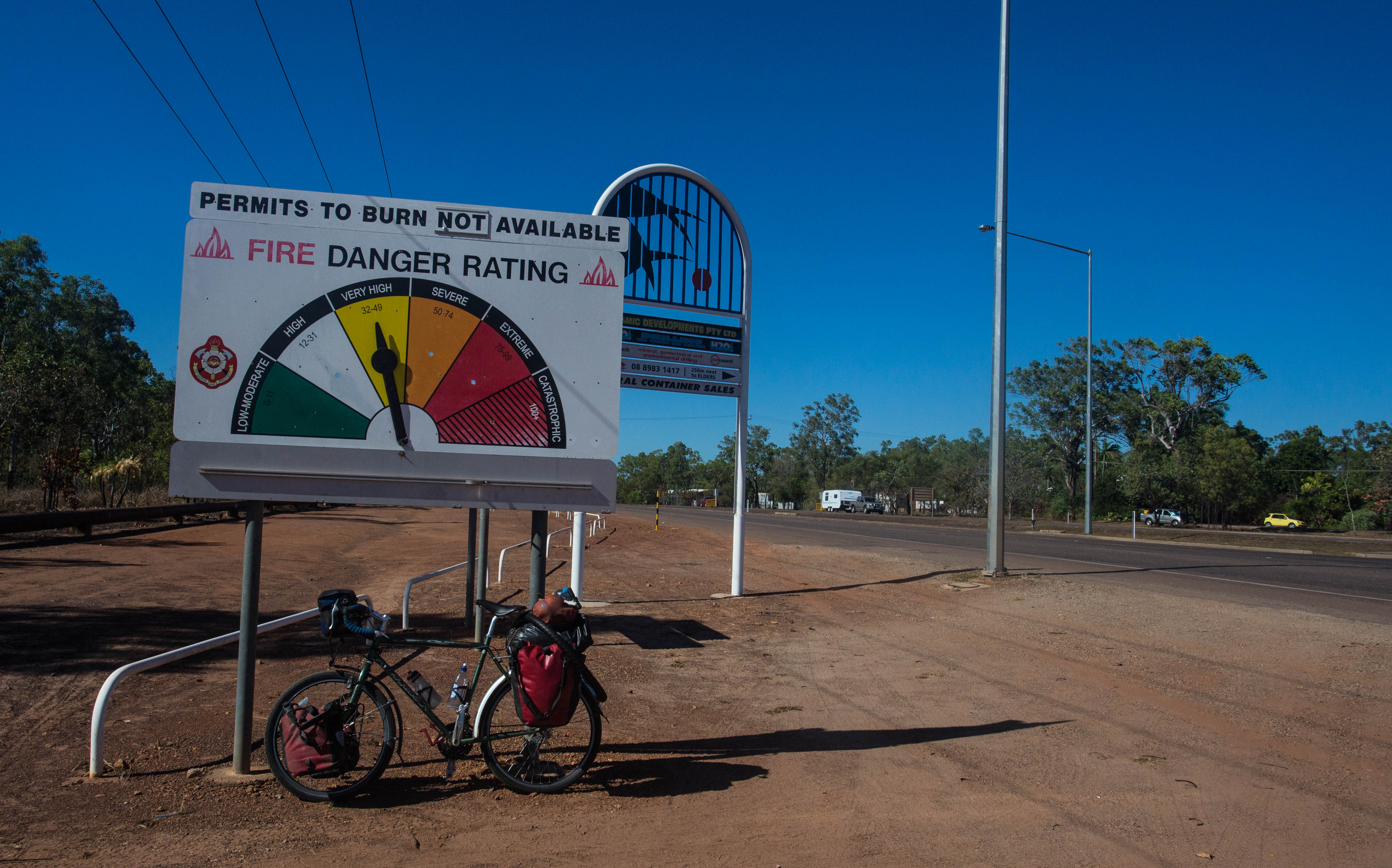 Only a very high risk of wildfires today then