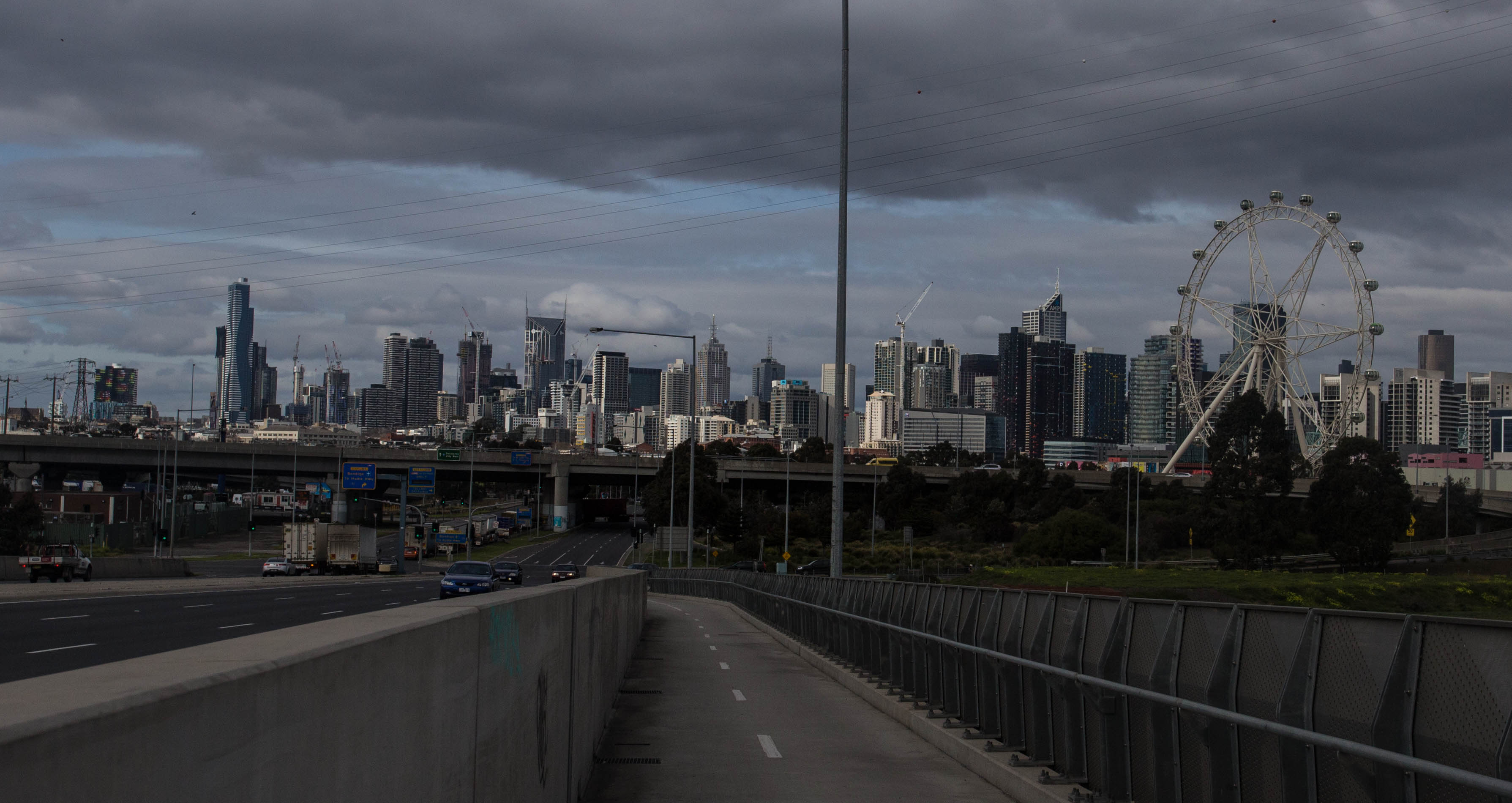 Arriving into the heavily-populated city of Melbourne after a 42-day dash across Australia
