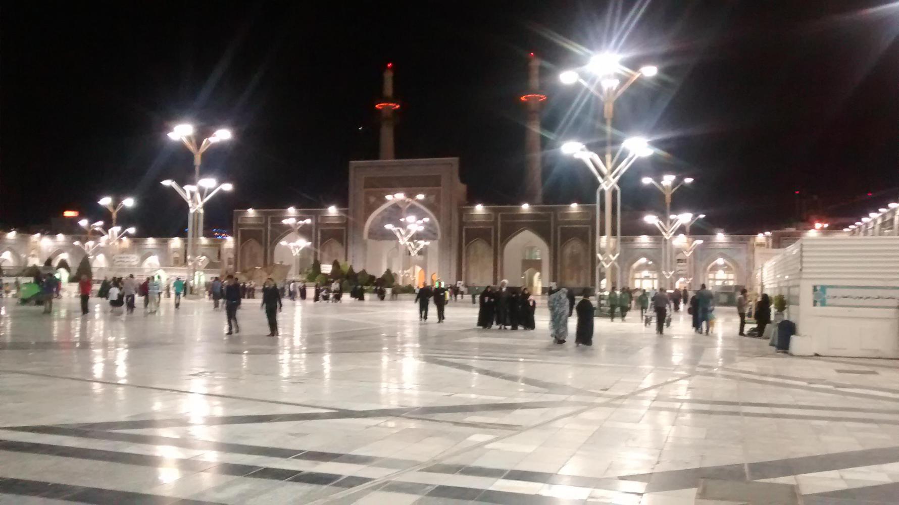 The Imam Reza Shrine Complex (cameras were banned, but photos on phones were allowed)