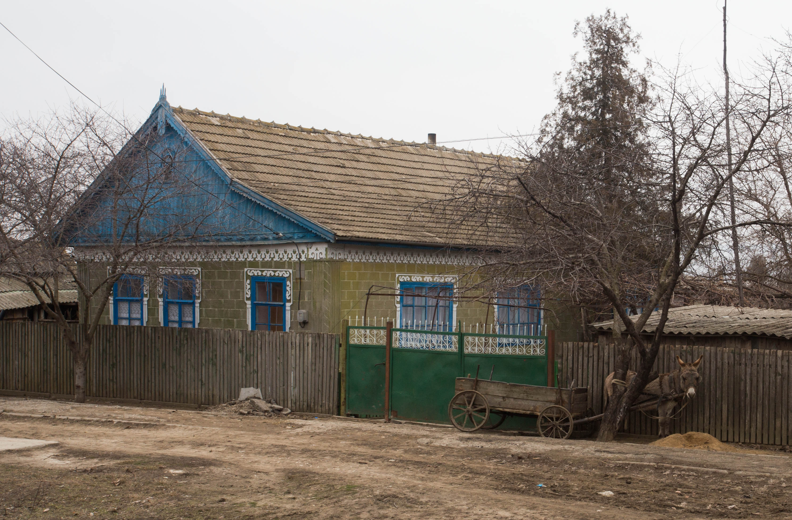 A typical Moldovan country home