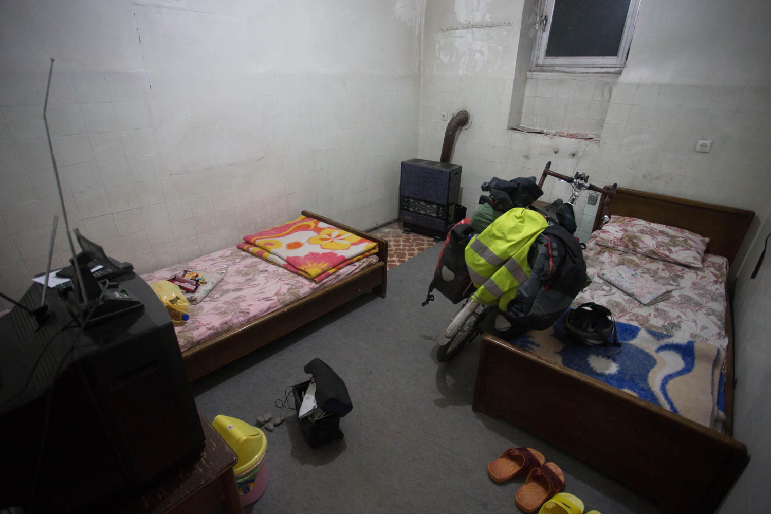 In Iran, I wanted my money to go back to the local populace, so I mostly stayed in cheap family guesthouses like this