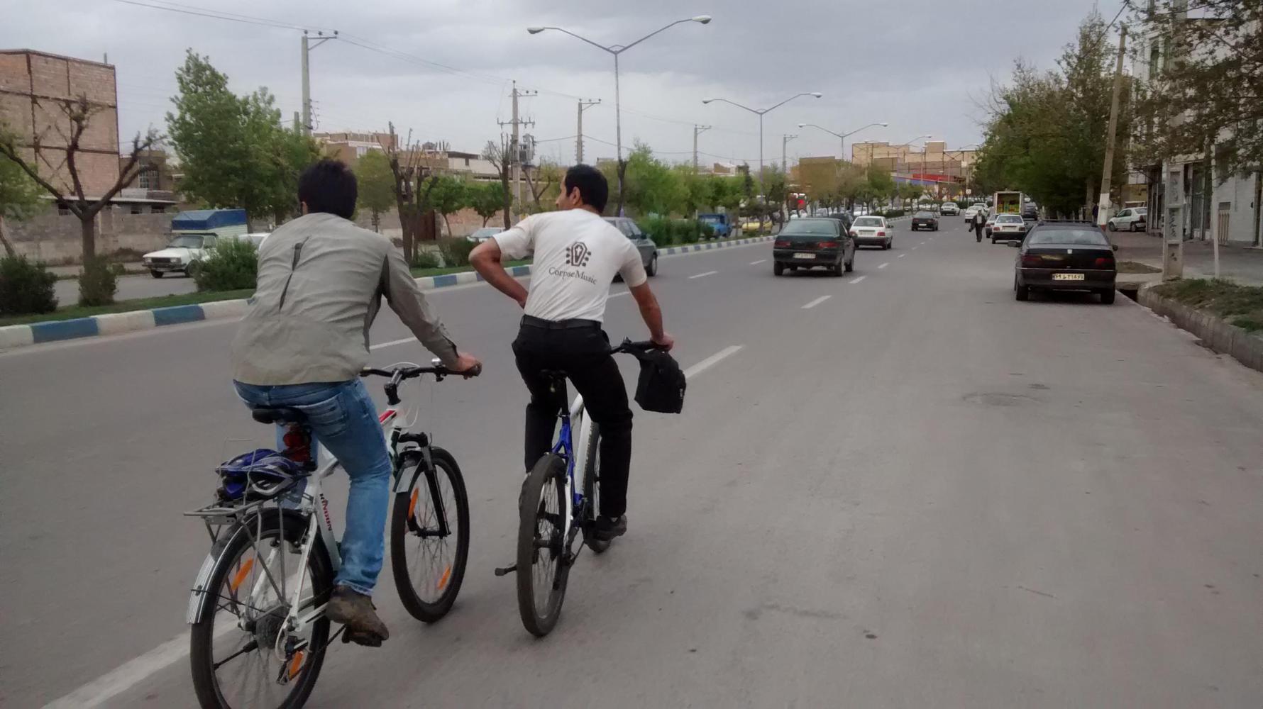 Following the famous Akbar and my host, Mohammed Reza, into Marand