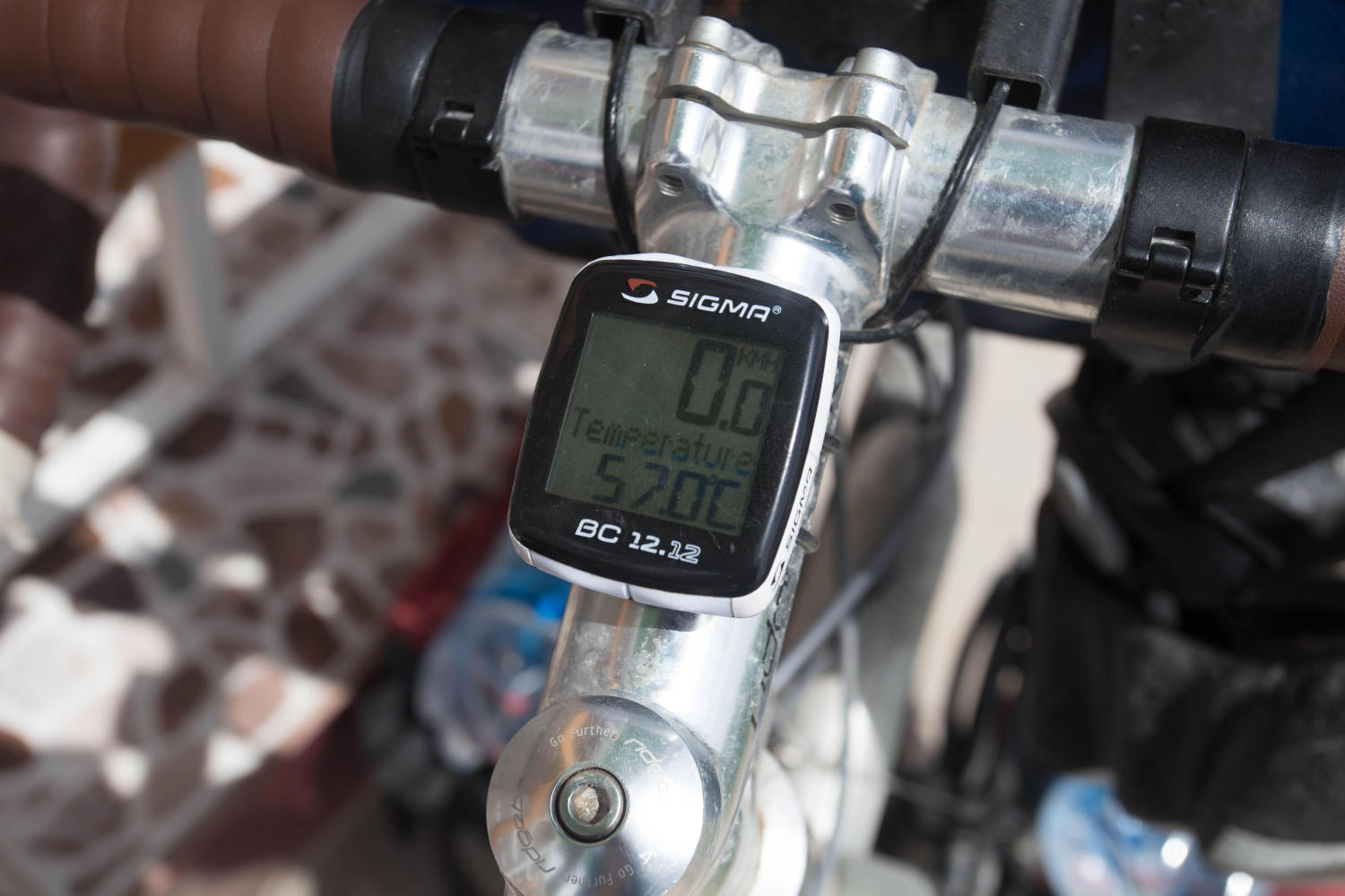 57 degrees in the sun, and 43 degrees in the shade