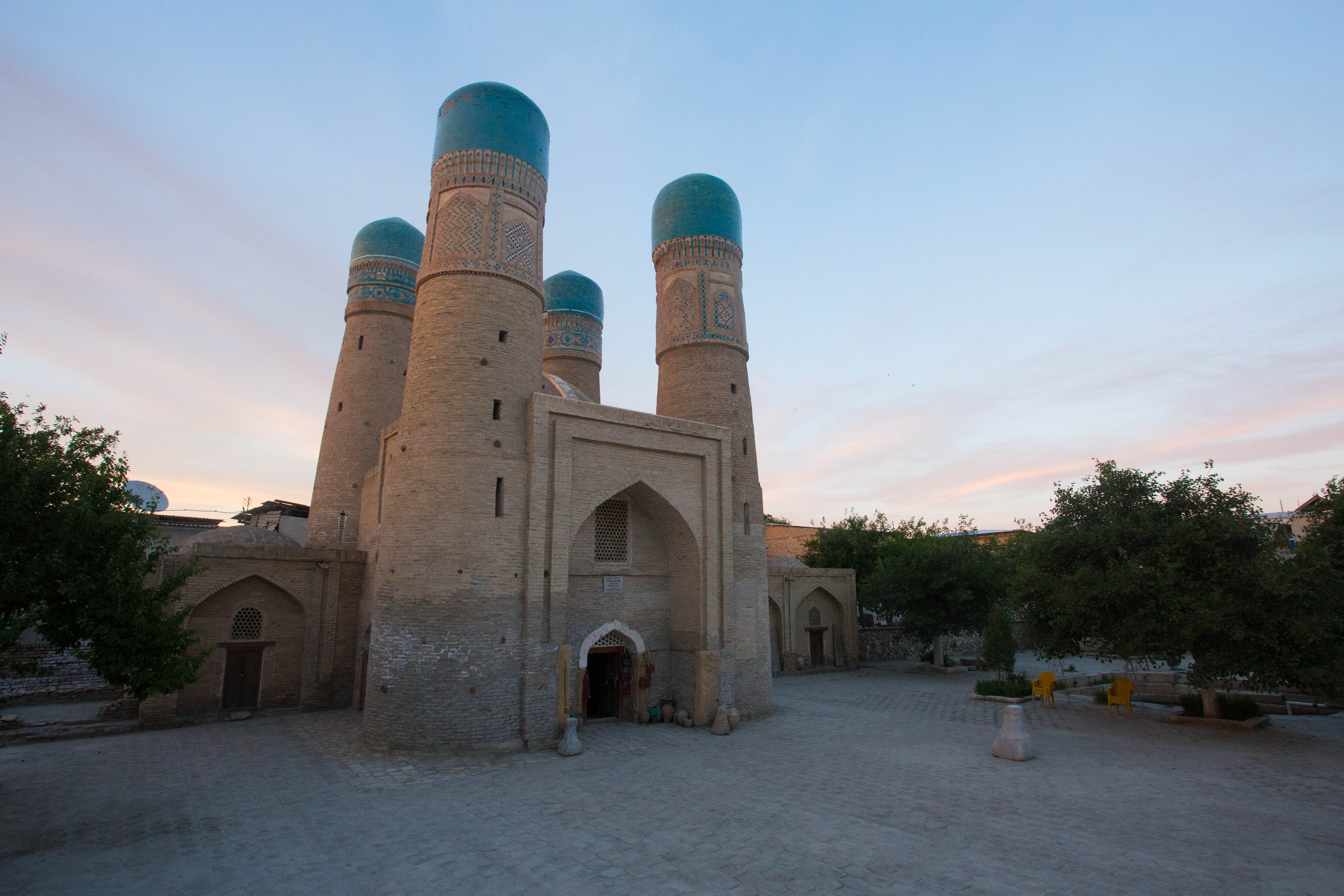 Chor Minor Madrasa, hidden down the backstreets of Bukhara