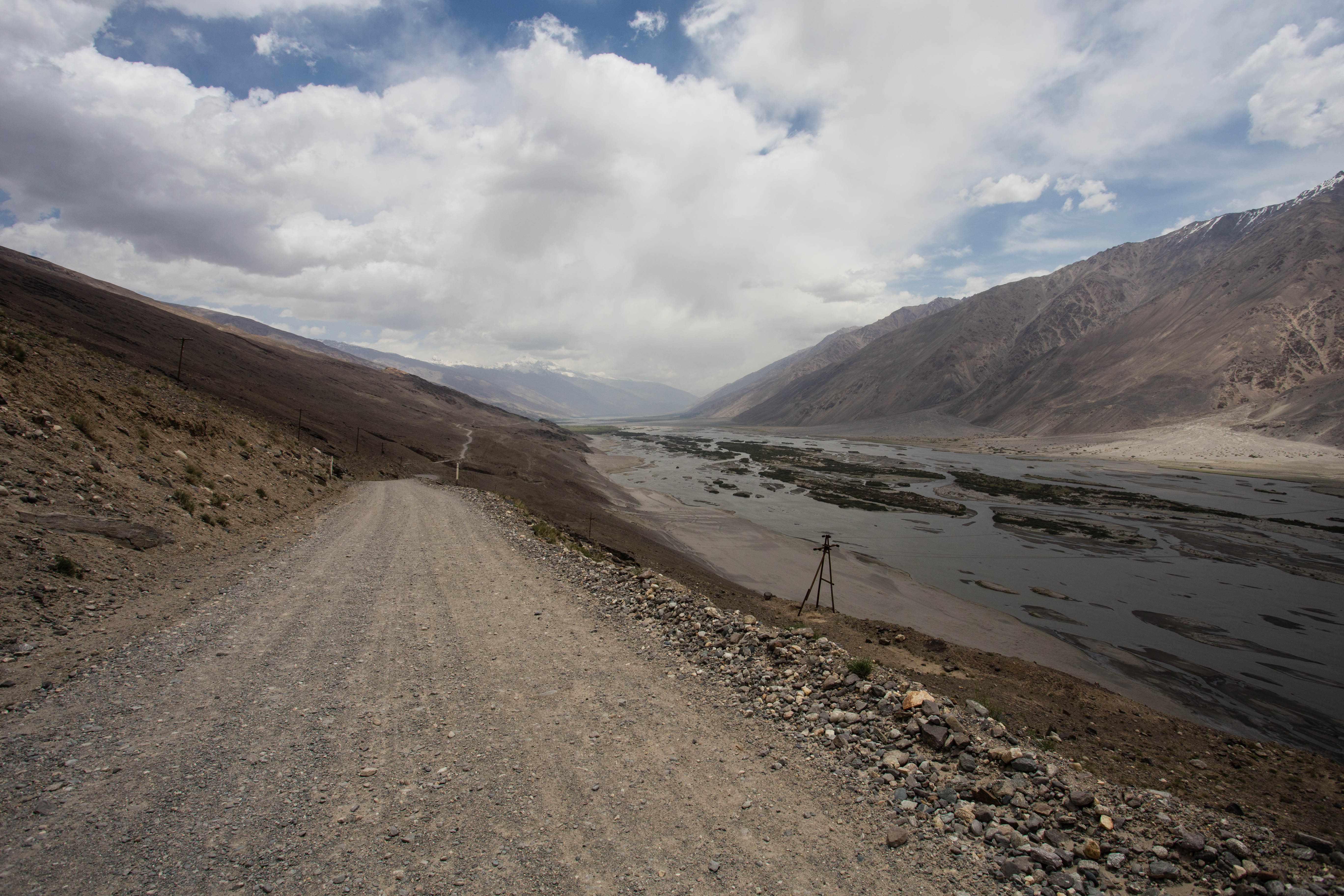 Continuing alone into the vastness of the Wakhan Valley