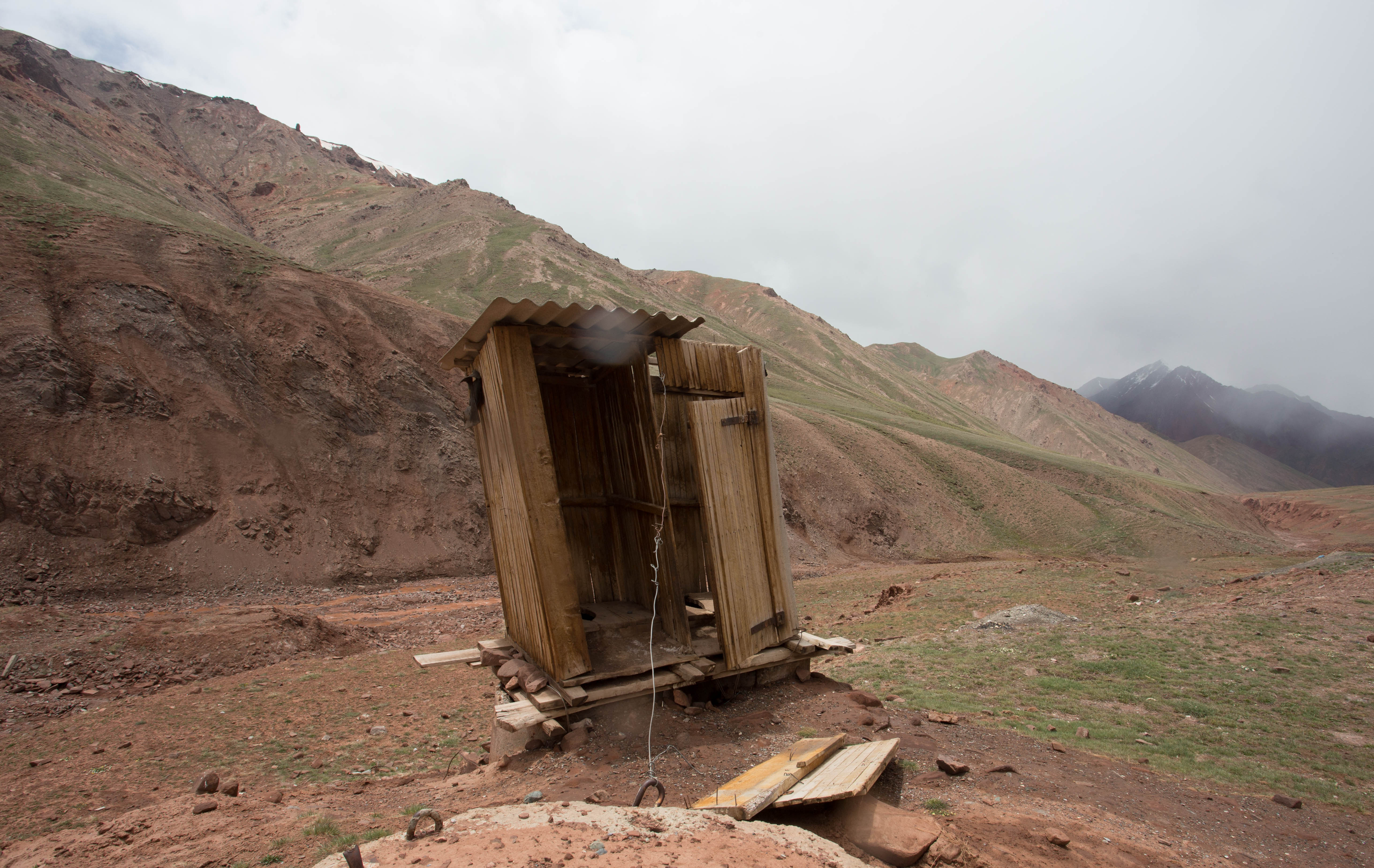 The winner of the most precarious toilet of the journey so far
