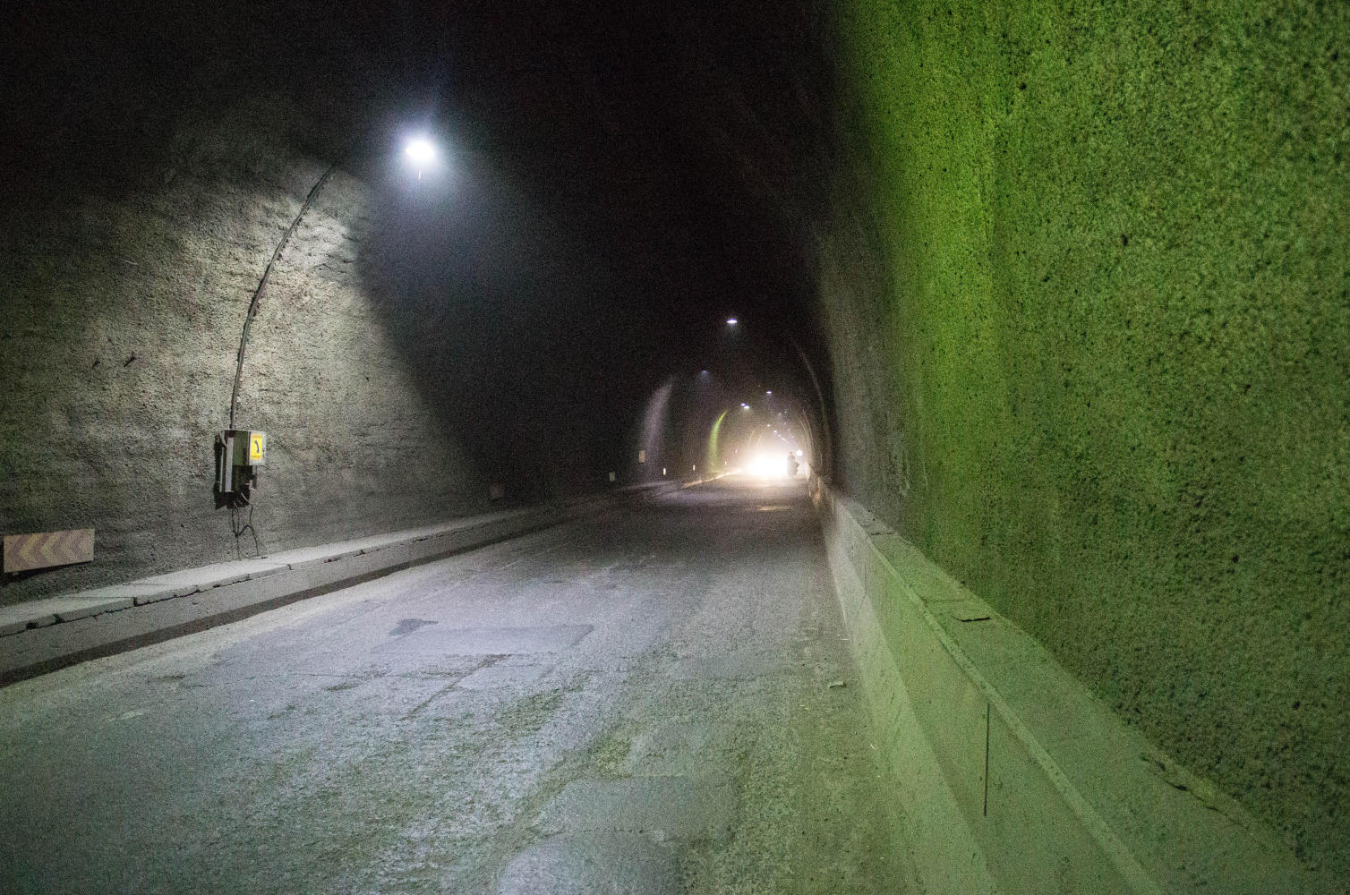 After sprinting past the police, we made it into the fume-choked Tunnel of Doom