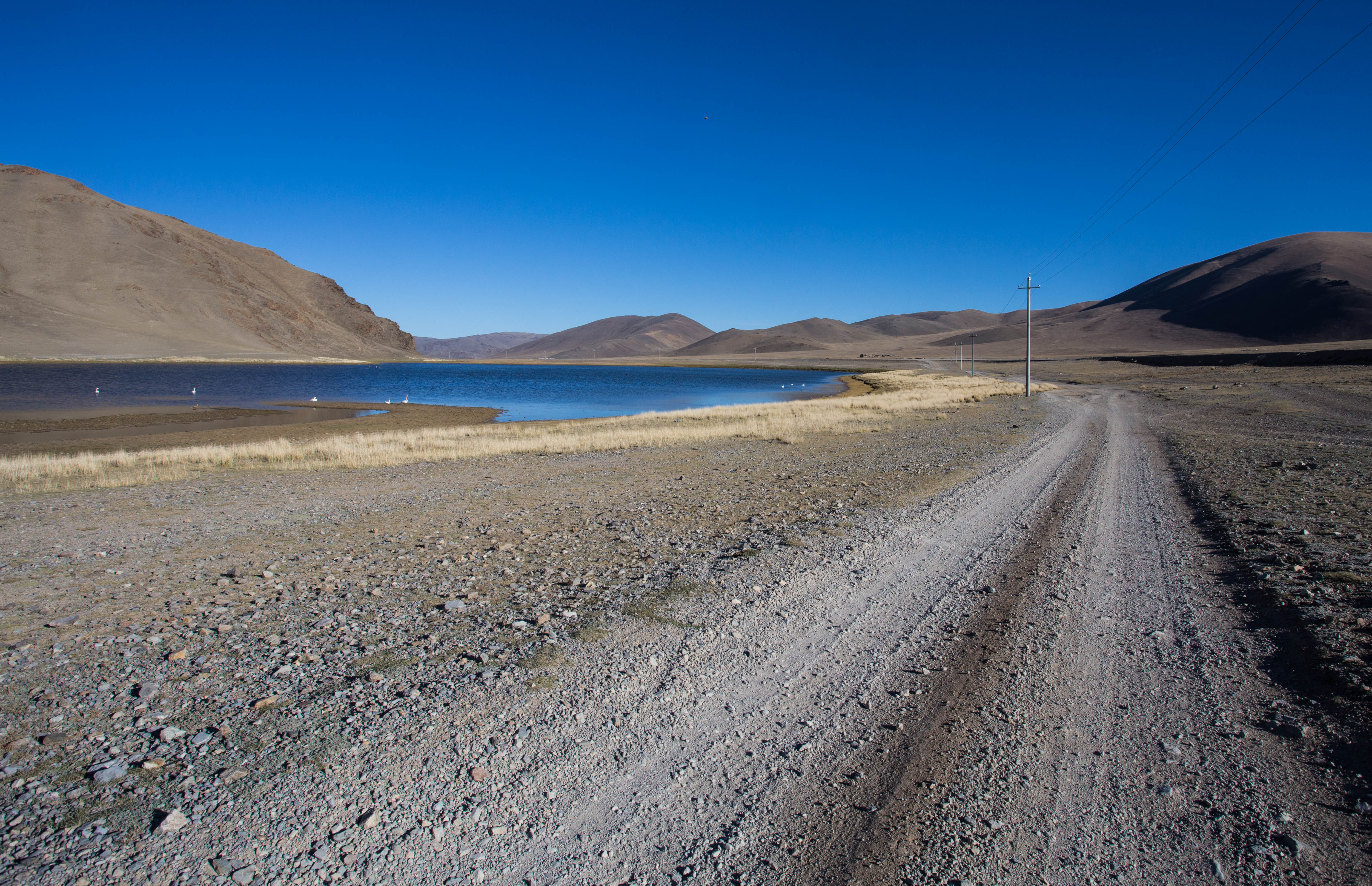 The majority of western Mongolia consisted of rough gravel tracks like this, the reason I was so eager to get here before winter