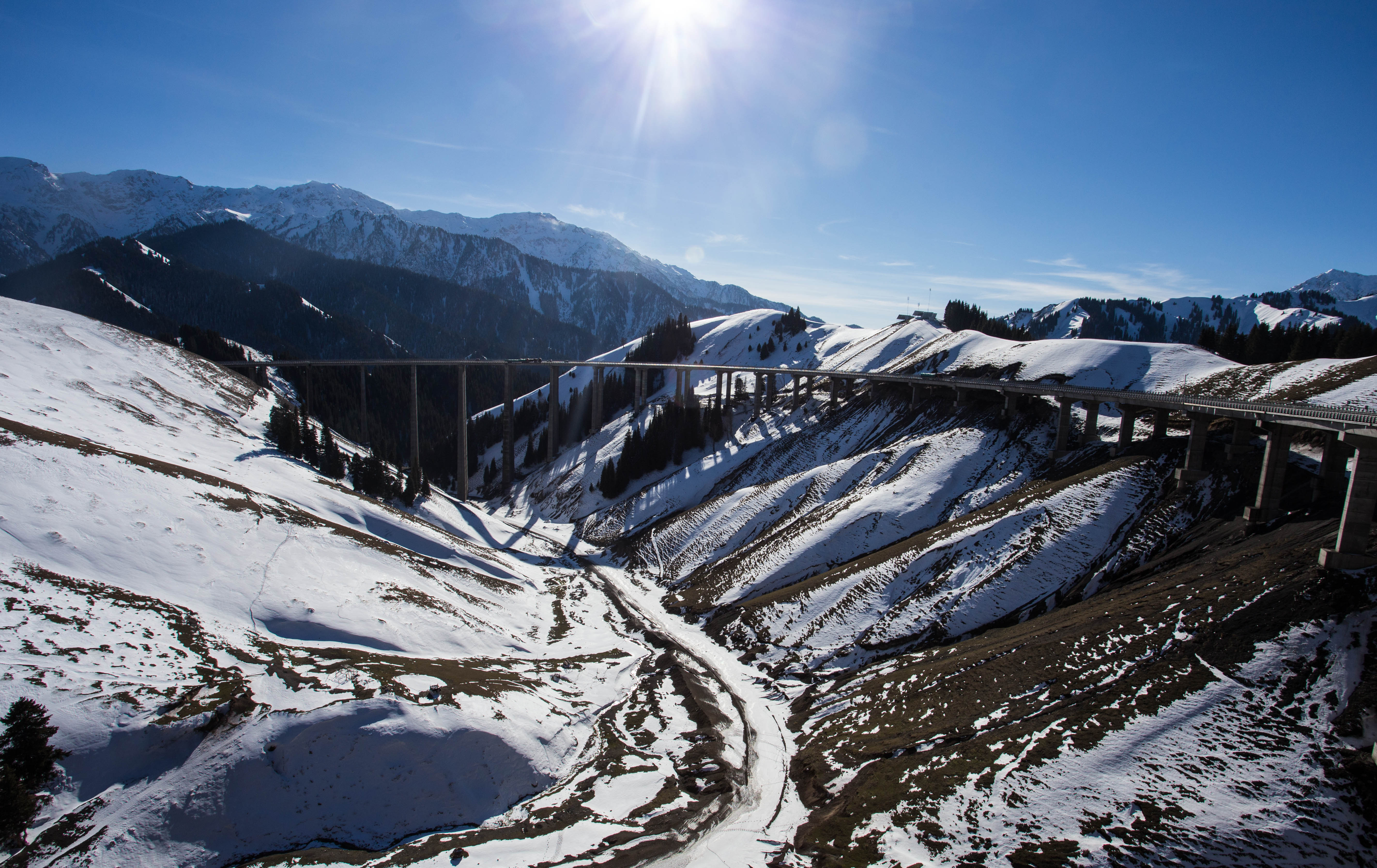 This whole road was an incredible feat of Chinese engineering