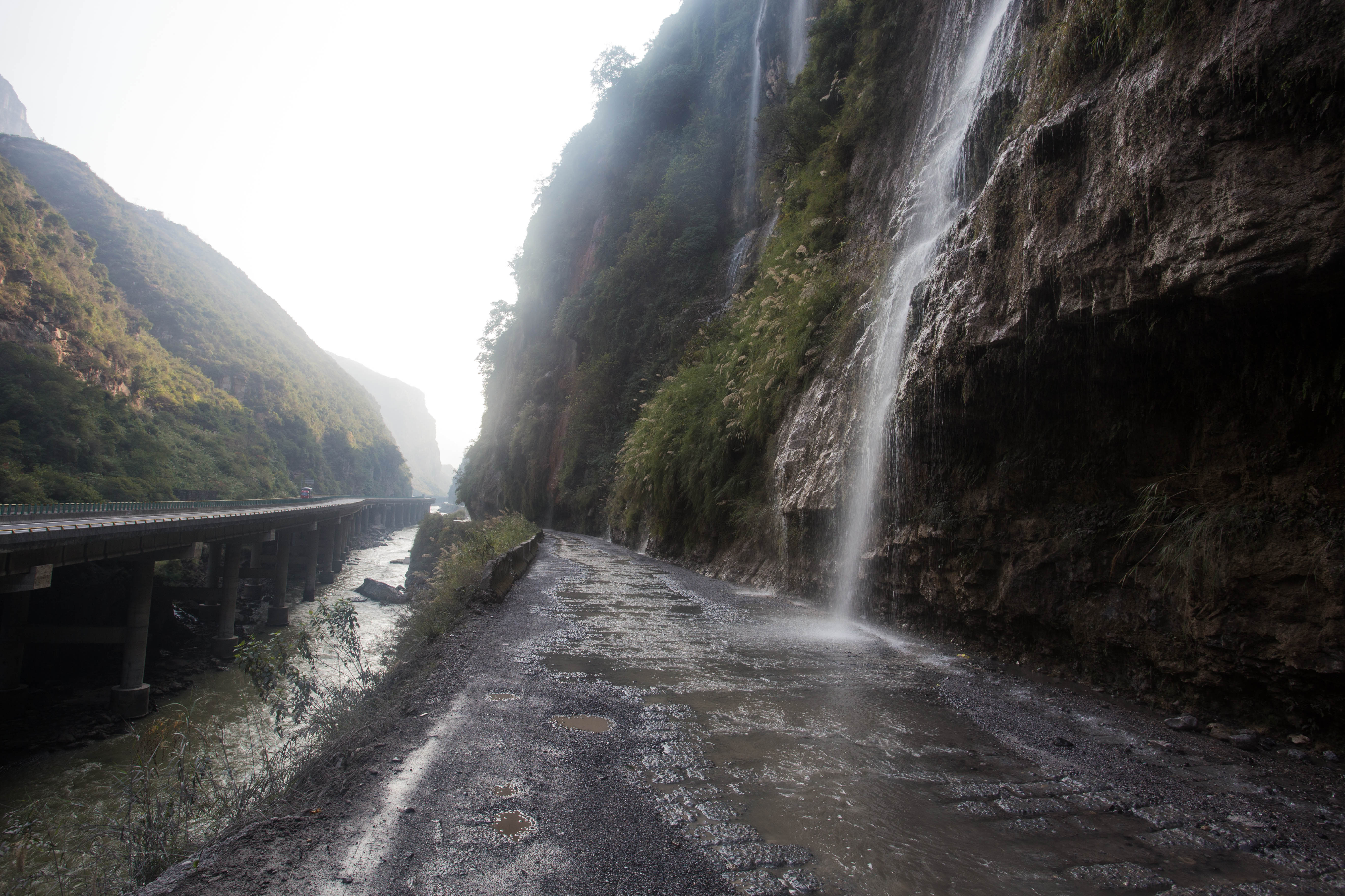 Although this section of China was some of the toughest cycling I had ever done, there were some extraordinary roads out here