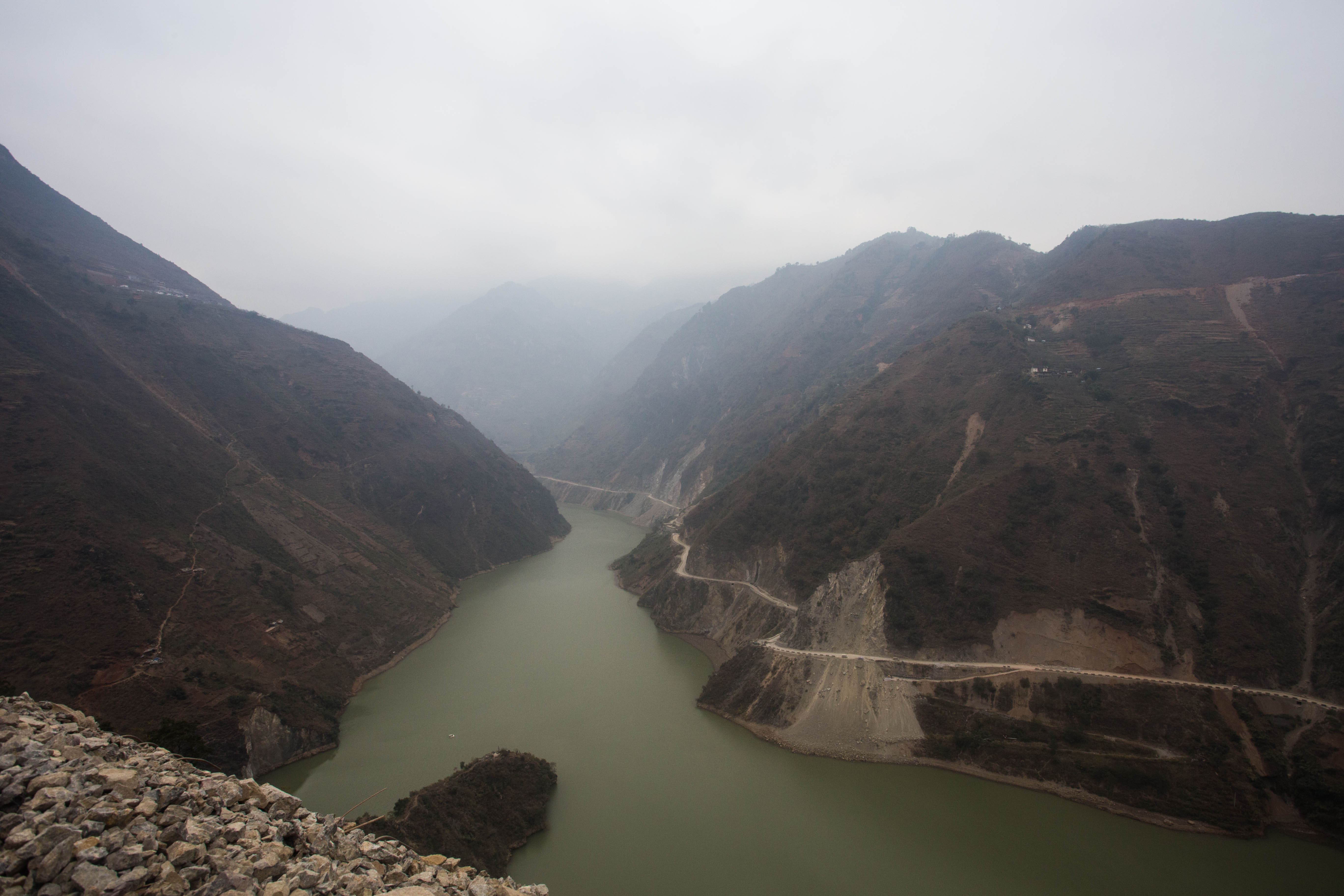 Climbing high above the Yangtze river