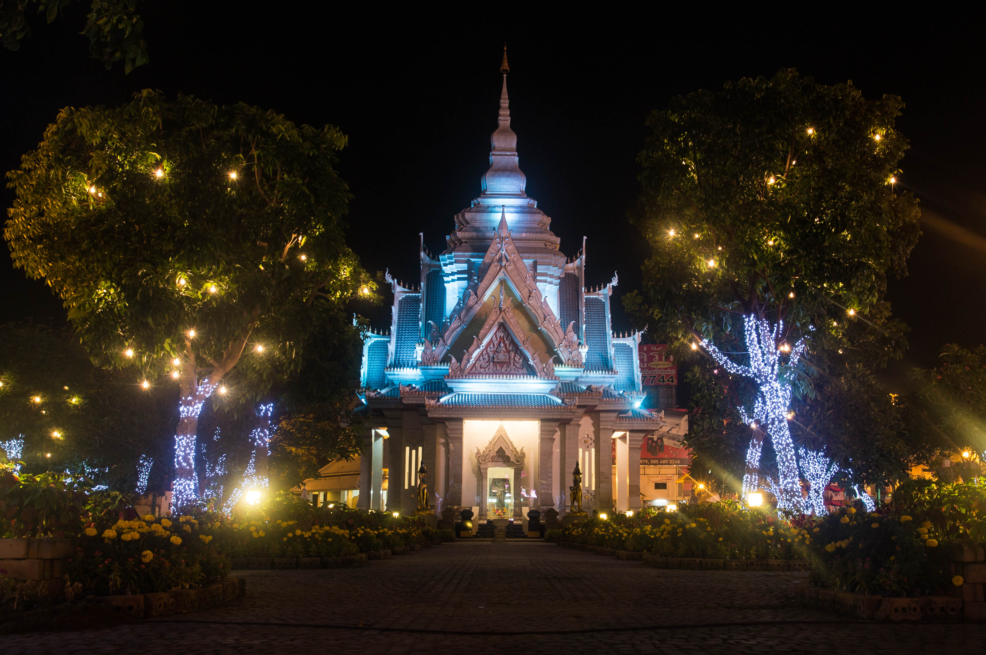 Chao Por Lak Muang Shrine in the centre of Khon Kaen, Thailand