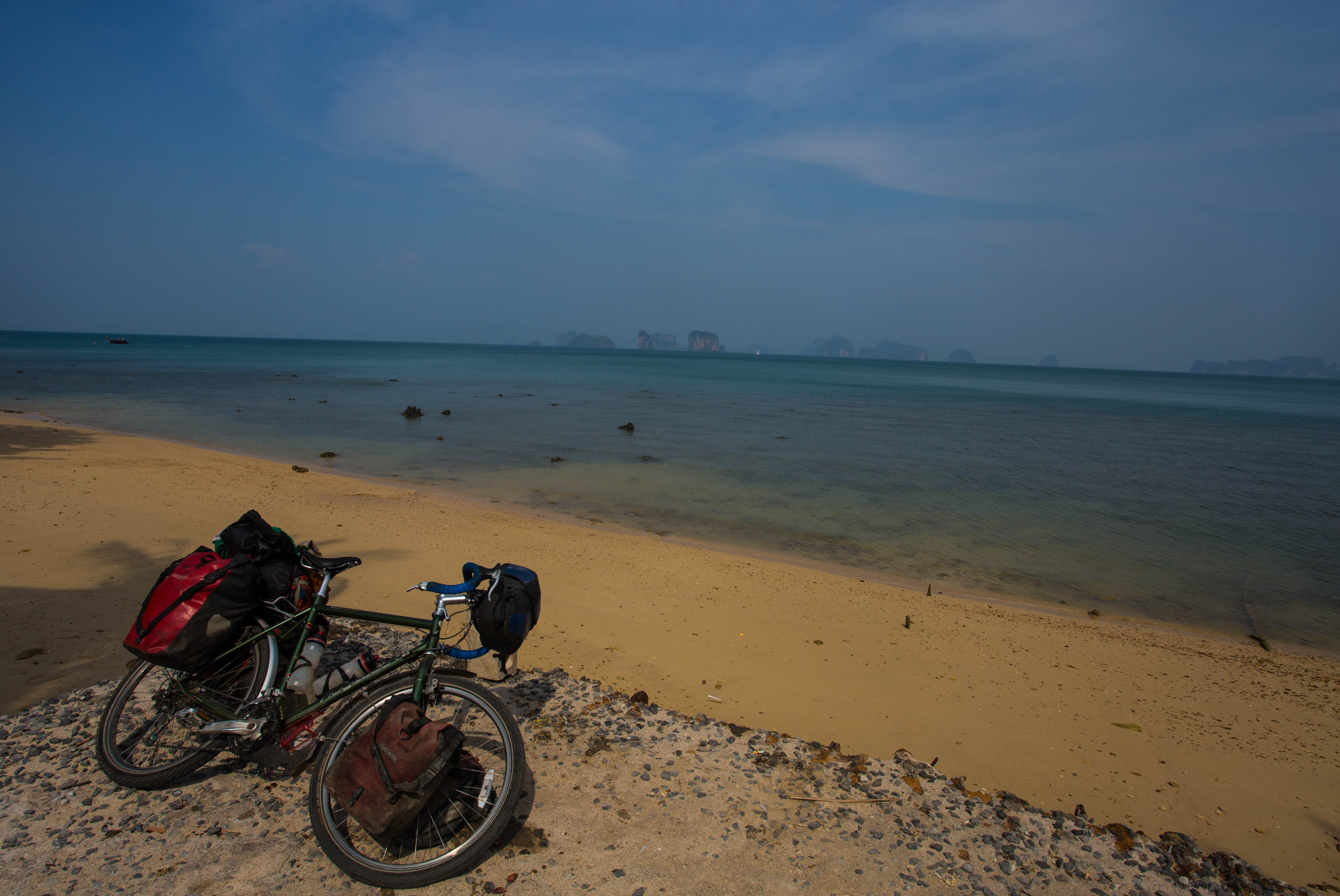 Looking out to some karst islands off the shore of Ko Yao Noi