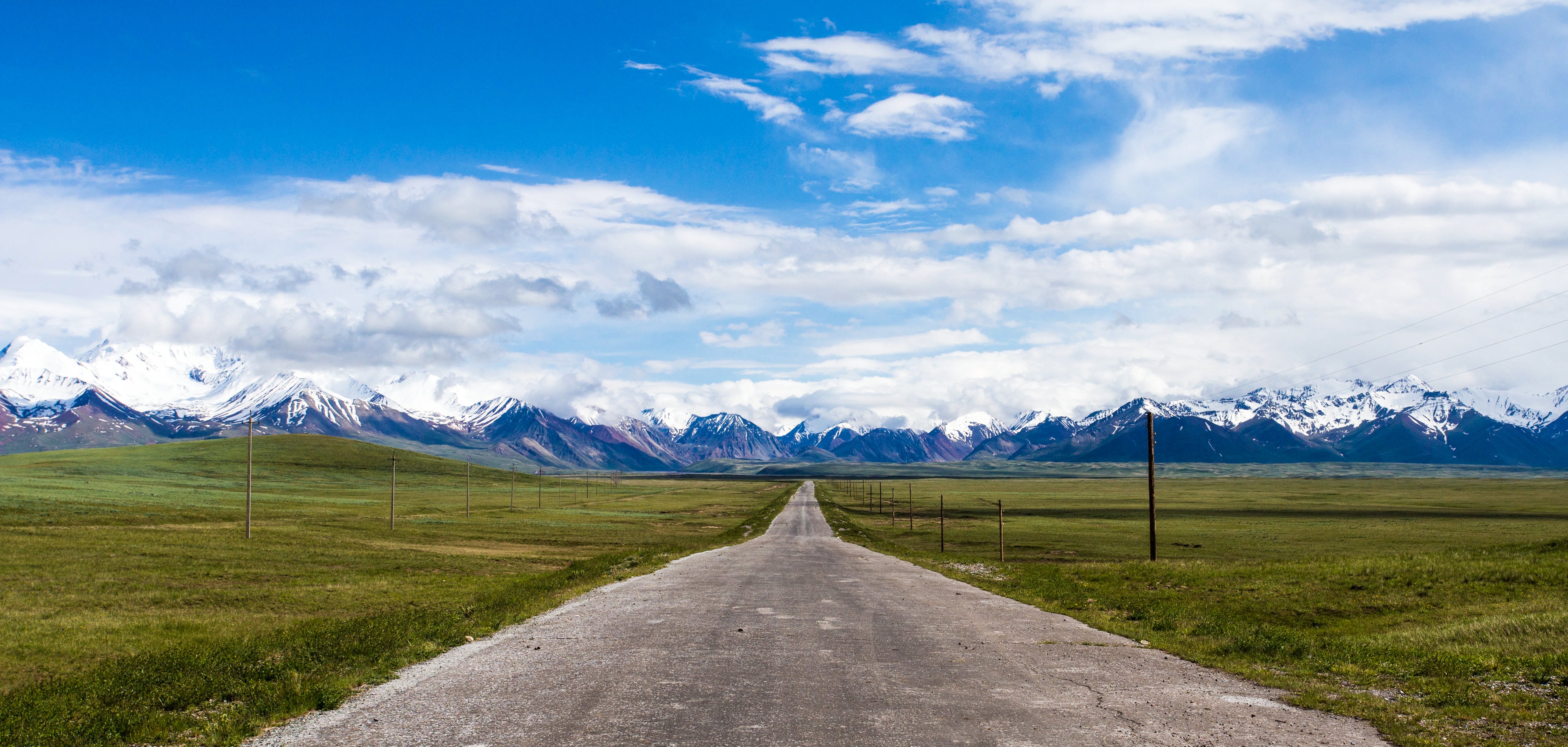 One last look back at the glorious Pamir Mountains from the Kyrgyz side